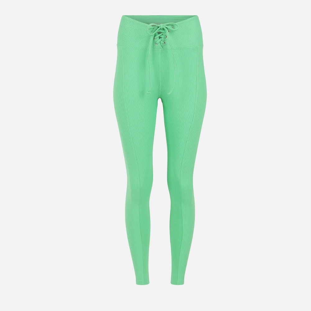 ❣️🆕Year Of Ours Green Watermelon Ribbed Football Leggings❣️
